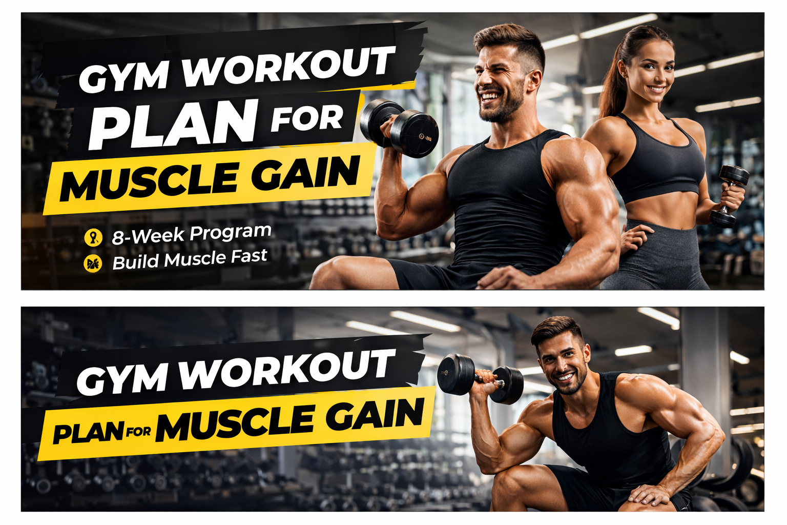 Gym Workout Plan for Muscle Gain
