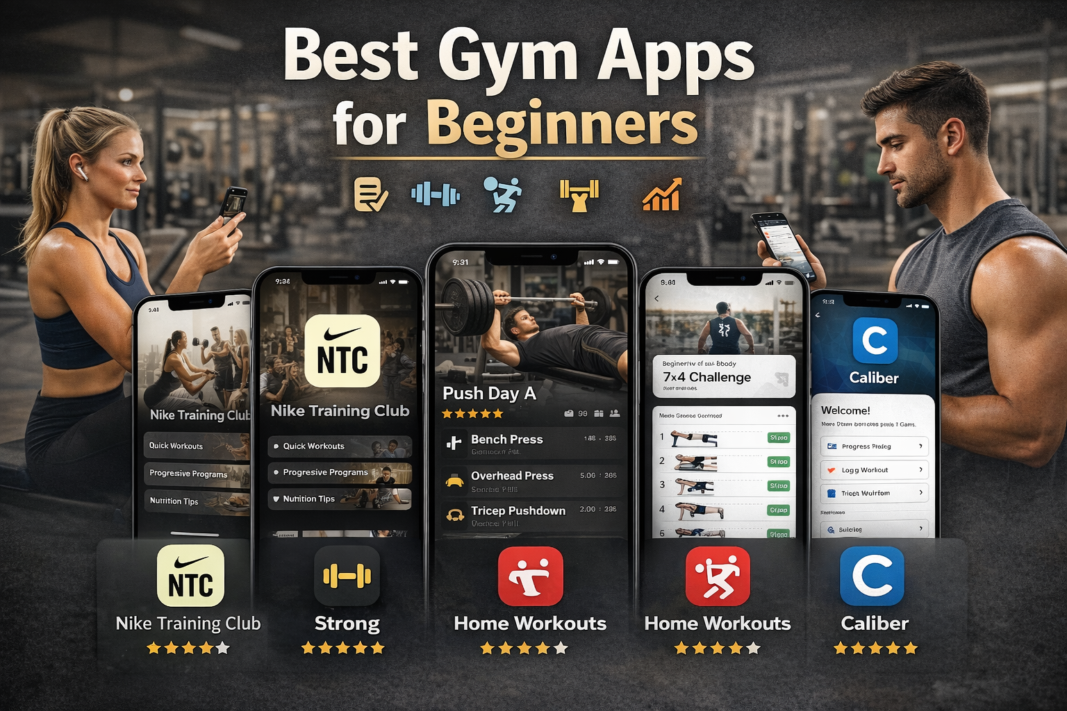 Best Gym Apps for Beginners Top Fitness Apps for 2026