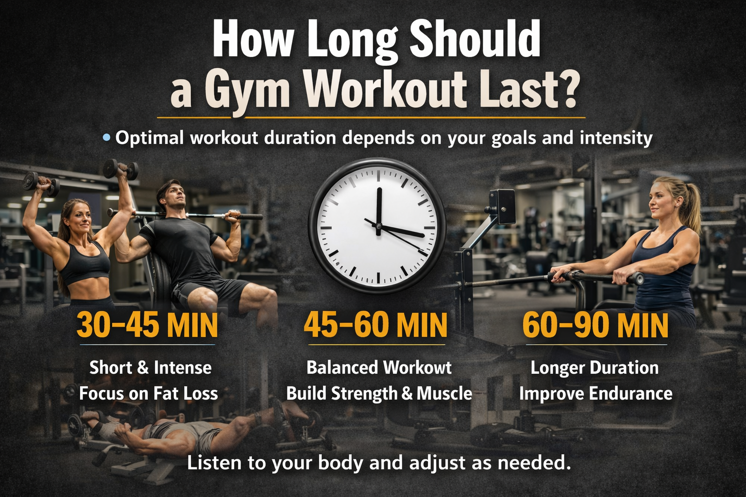 how long should a gym workout last